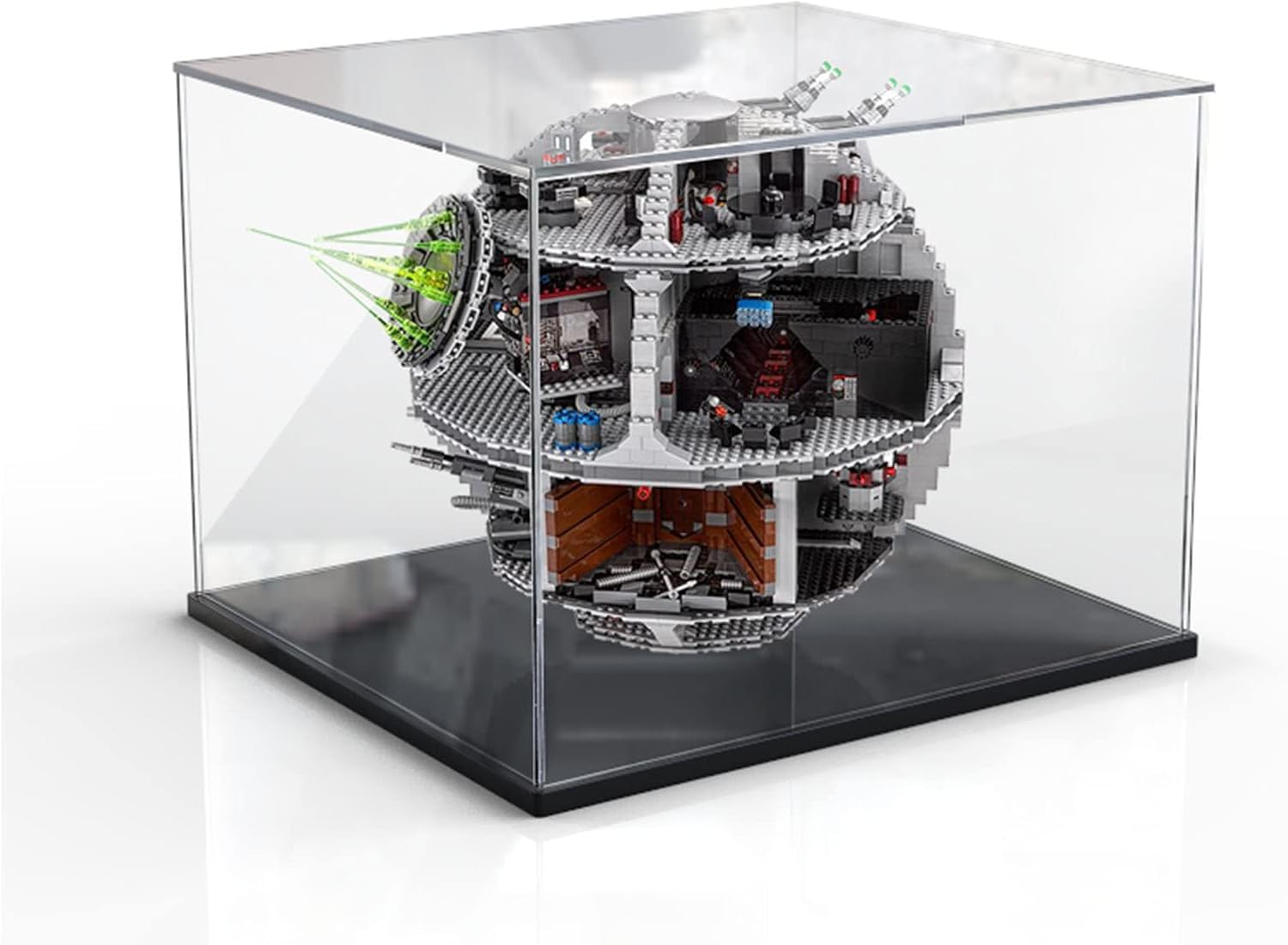 Acryl Vitrine 15x15x25 Cm – Staubdicht, Mit Schwarzem Sockel – Für Actionfiguren & Sammelstücke