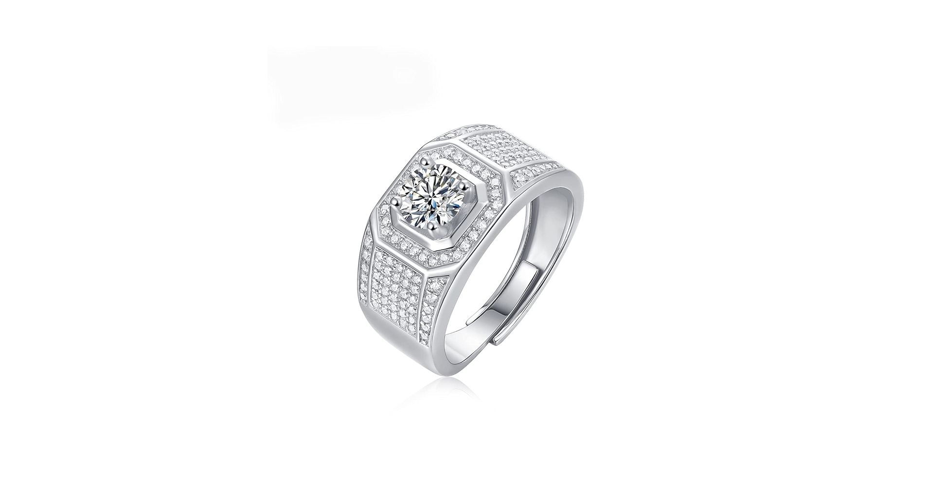 【4ct】最高品質モアサナイト ハートリング 11.5号 4ct】最高品質モアサナイト ハートリング 11.5号