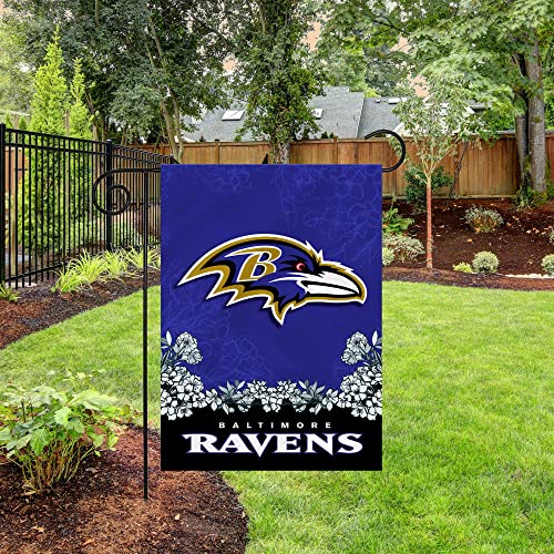 Image of Rico Industries NFL Standard /Primary 13 inch x 18 inch Double Sided Garden Flag - Great Gift for Men, Women, & Fans