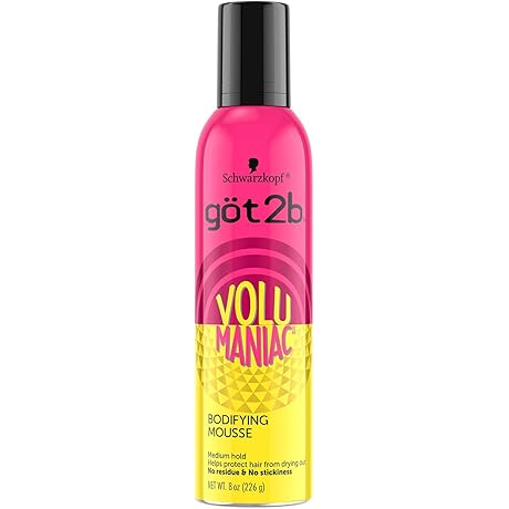 Got2b Volumaniac Bodifying Hair Mousse: Achieve Voluminous, Enchanting Locks
