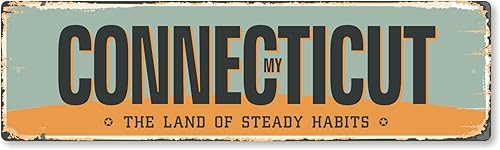 Miniatura 23 de SmartSign Letrero de metal vintage de 4 x 14 pulgadas "Welcome To New Jersey State", aluminio a prueba de óxido de 40 mil con recubrimiento New