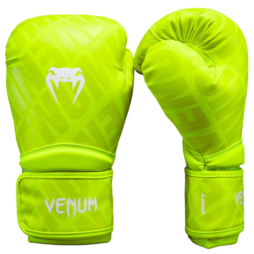 Venum Contender 1.5 XT 3D Boxing Gloves - Neon Yellow - 10-Ounce