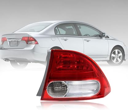 Rear Outside Right Tail Lamp for Honda Civic 8th 2009 2010 2011 without Bulbs