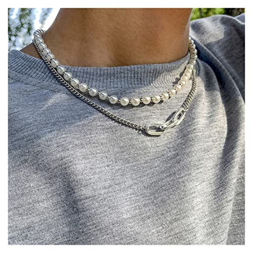 Collier perles d'imitation haut de gamme au design rétro chic - 2