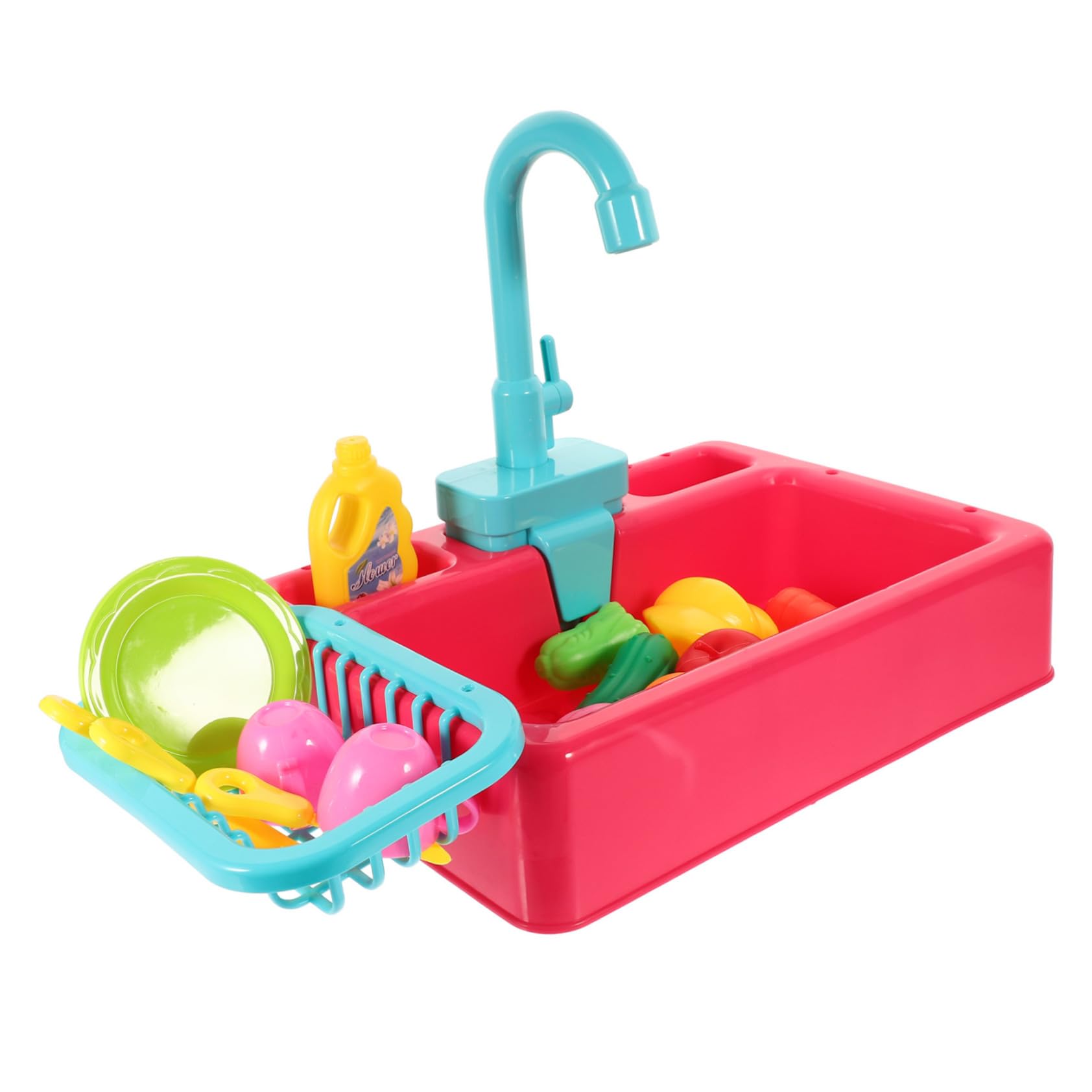 HANABASS Bird Bathing Tub with Automatic Water Flowing Faucet Colorful Bird Shower Box for Parrots Birds Material Engaging Bath Accessory for Health