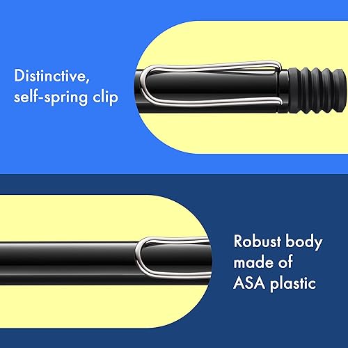 Vista 4 de Lamy Safari Ballpen Negro Brillante