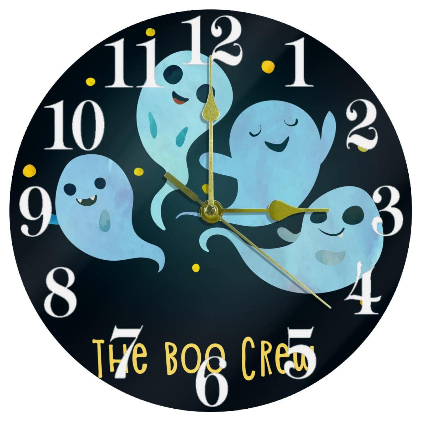 Horloge silencieuse à quartz Ghost The Boo Crew 25,4 cm design