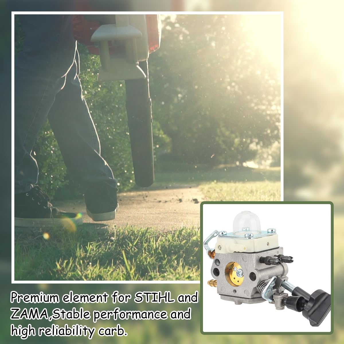 Carburateur pour souffleur de feuilles Stihl BG56 BG56C SH56 Remplace le moteur ZAMA C1M-S260B 4241-120-0615 4241-120-0632 4241-120-0622
