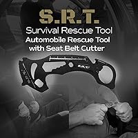 Vista 2 de S.R.T. Herramienta de rescate de supervivencia – Multiherramienta de rescate premium de 14 funciones para aplicaciones de protección personal