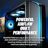 PC de escritorio para gaming Mantis V2 - (AMD Radeon RX 9070 XT, procesador AMD Ryzen 7 9800X3D, 32GB DDR5 5600 RAM, 2TB NVMe Gen4 SSD, WiFi 6E + BT 5.3, USB-C, HDMI, Windows 11 Pro) - Computadora gamer RGB preensamblada 7
