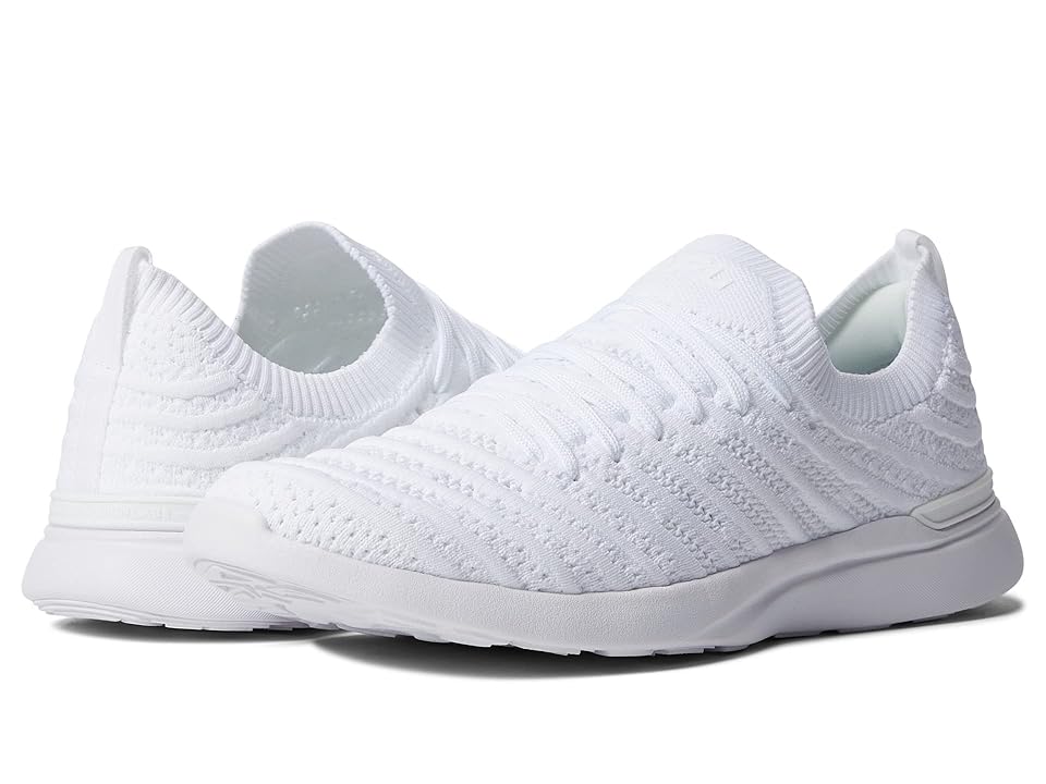 Athletic Propulsion Labs (APL) Techloom Wave (White/White) Women's Shoes INTERNATIONAL SHIPPING