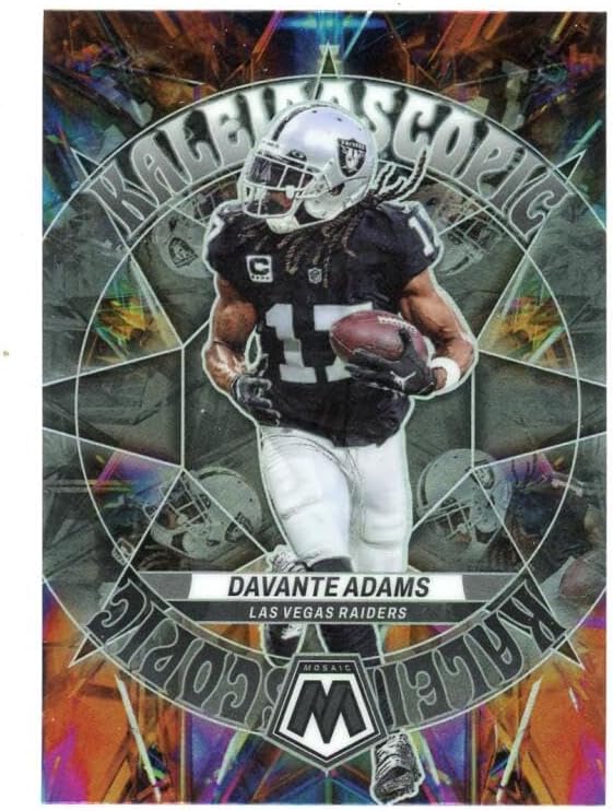 2023 PANINI MOSAIC KALEIDOSCOPIC #18 DAVANTE ADAMS LAS VEGAS RAIDERS FOOTBALL OFFICIAL TRADING CARD OF NFL