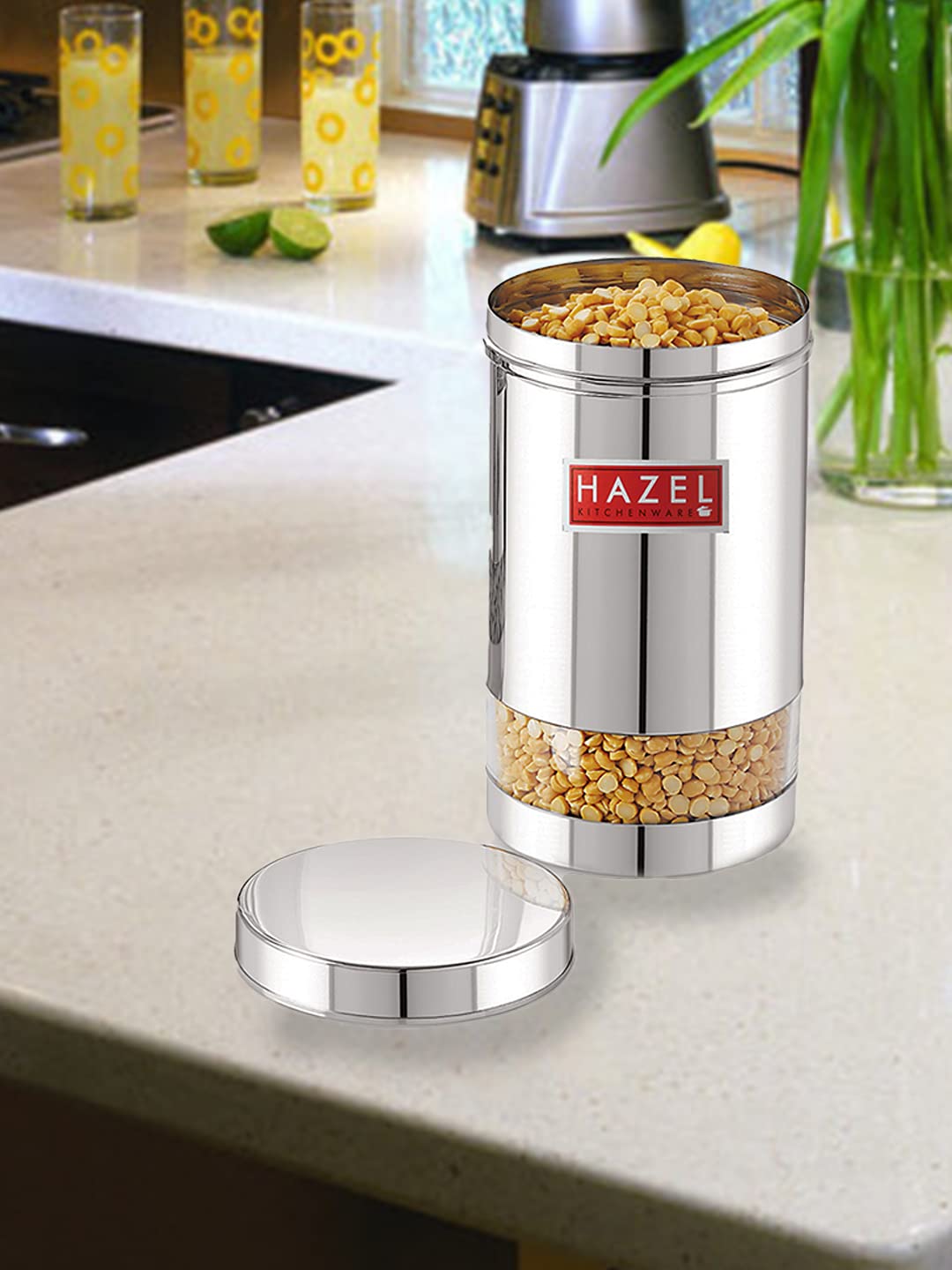 See full amazon price history chart for HAZEL Stainless Steel Transparent Glossy Finish See Through Container, 1 PC, Silver, 1200 Ml HAZEL Stainless Steel Transparent Glossy Finish See Through Container, 1 PC, Silver, 1200 Ml (B08PKXLY1G) Amazon Price History, Amazon Price Tracker