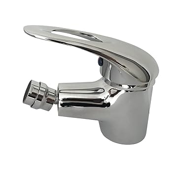 Farnavi Toilet Bidet Faucet with Hot & Cold Water Brass Bathroom Single Hole Sink Mixer Tap, Chrome