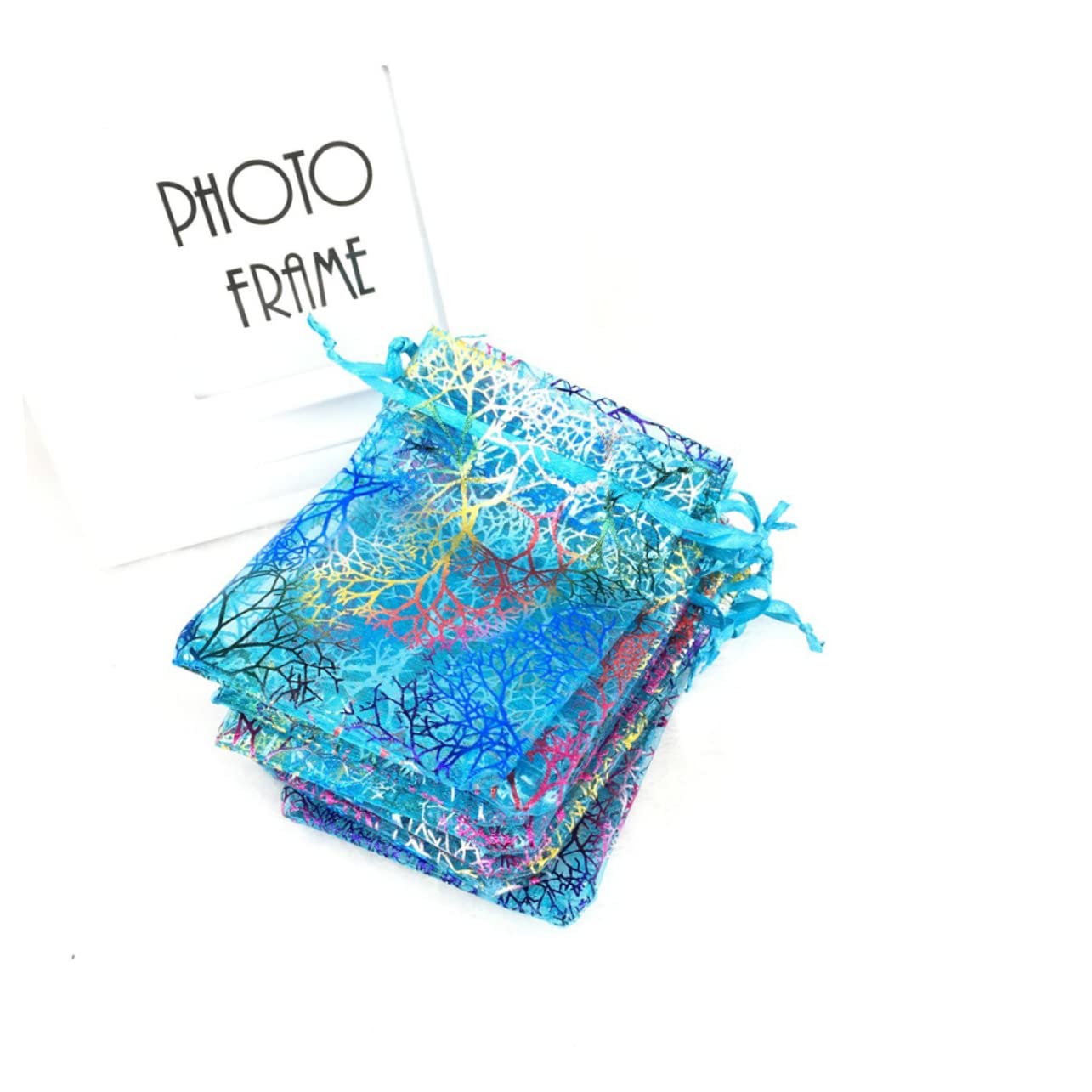 Healeved Lot De 3 Pochettes En Organza Avec Cordon De Serrage Pour Bijoux Dragées De Mariage Bonbons 100 Pièces X 3