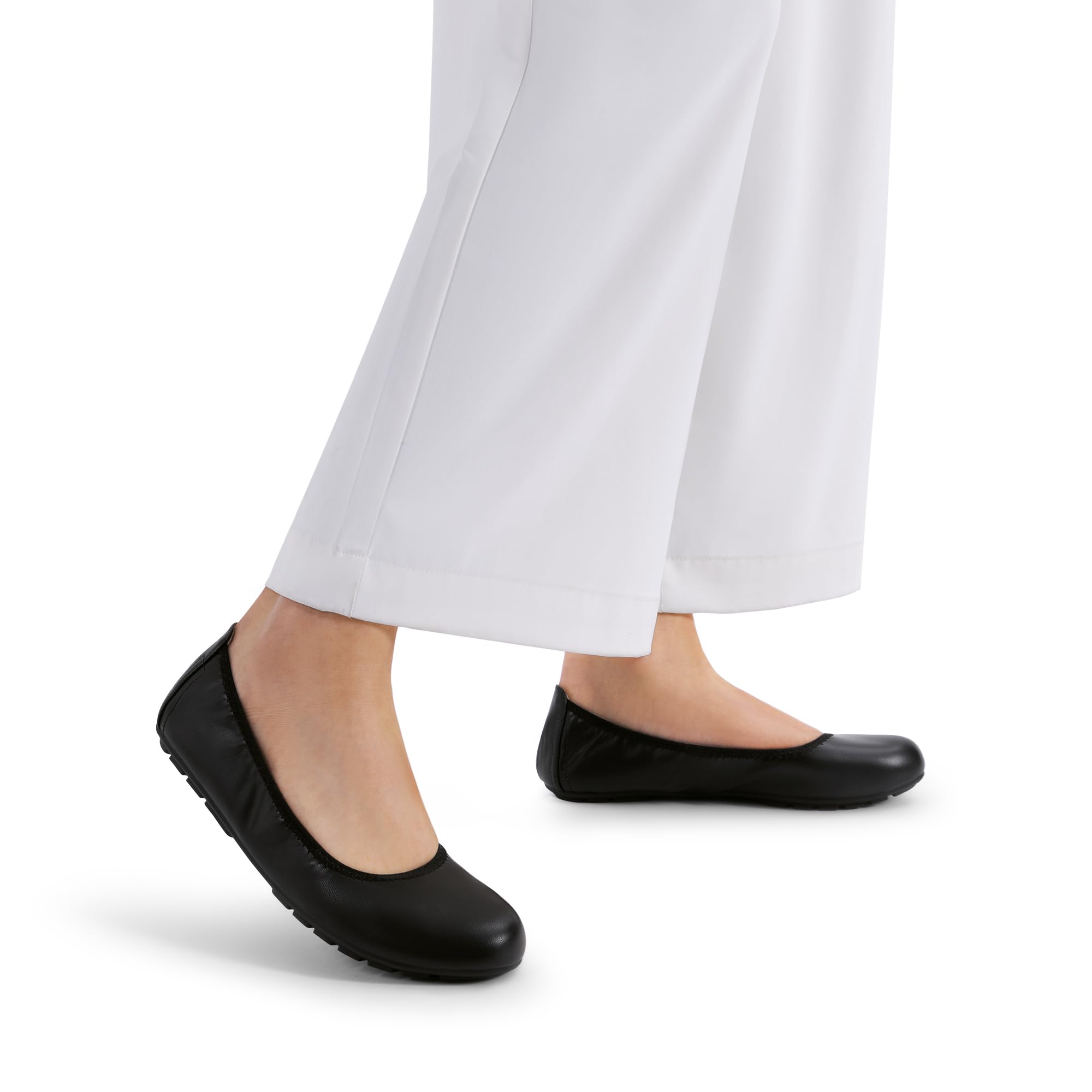 DREAM PAIRS Damen Ballerinas Faltbar Runde Zehen Elegante Bequeme Slipper Schuhe für Partys Büro den Alltag