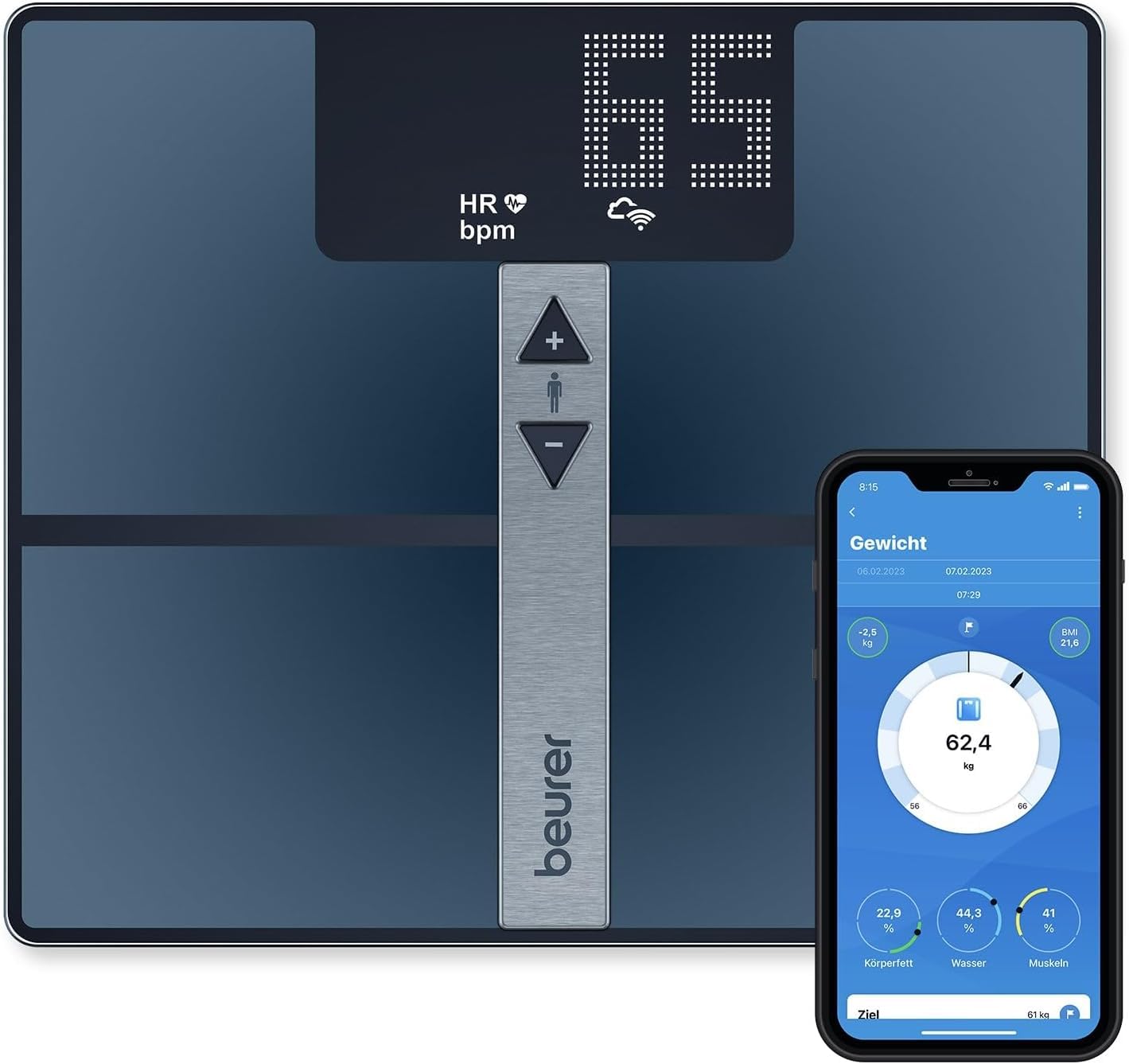Beurer Unisex Noir Balance Impedance Meter Bf 980 Wifi