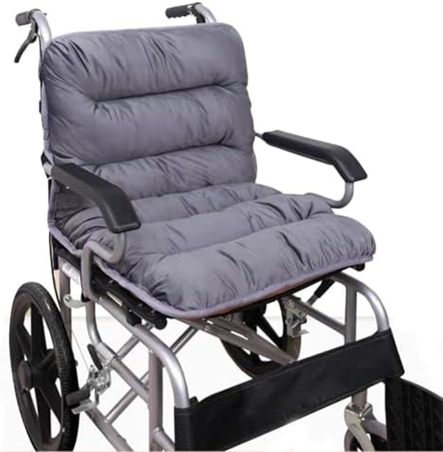 Cojín para Silla De Ruedas con Soporte De Espalda,Anti Decúbito, Accesorios para Silla De Ruedas para Coxis, Cojines De Asiento Gruesos Y Cómodos,Cojín De Apoyo Lumbar Antiescaras,45 X 90 Cm