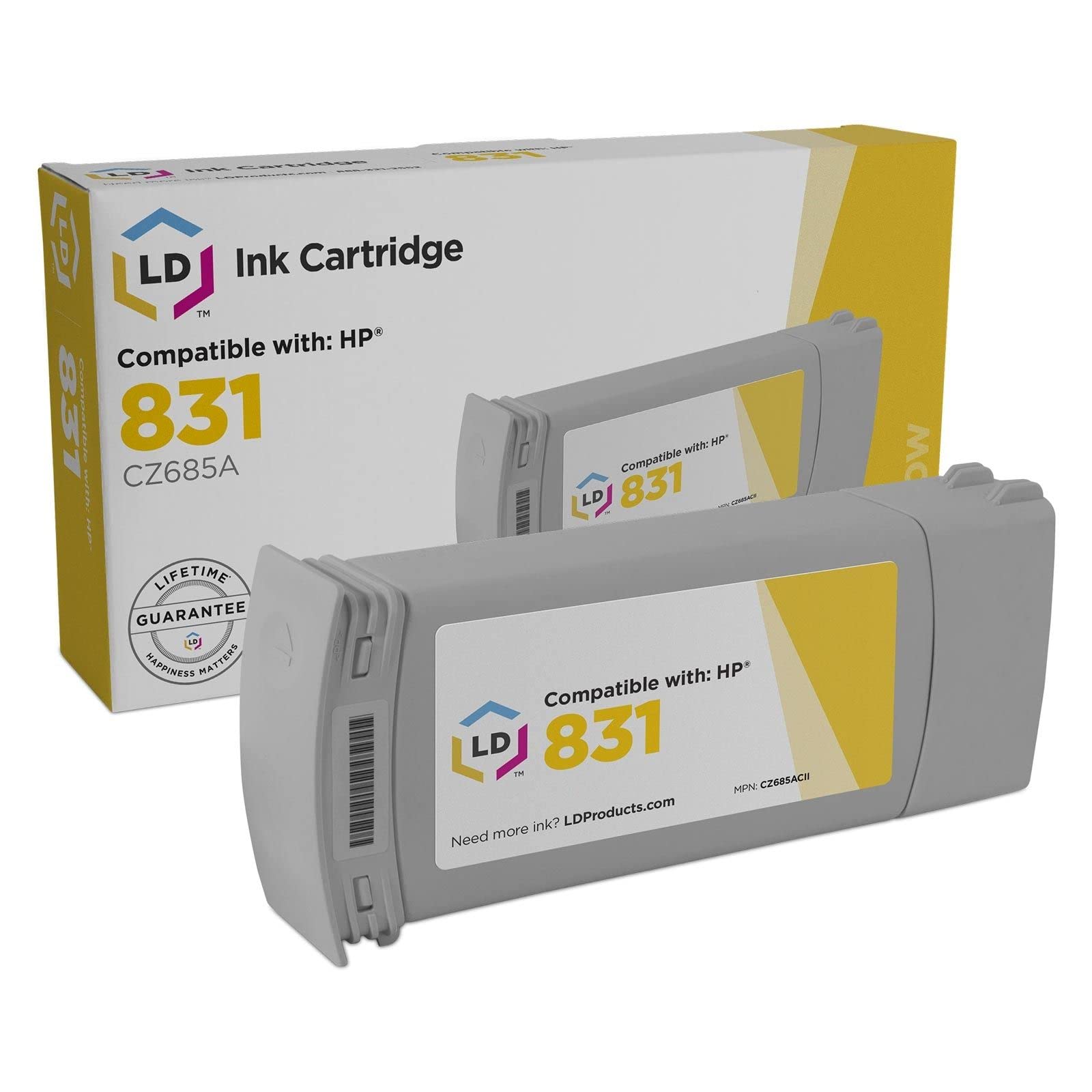 Amazon.co.jp: LD 互換ラテックスインクカートリッジ HP 831 CZ685A用