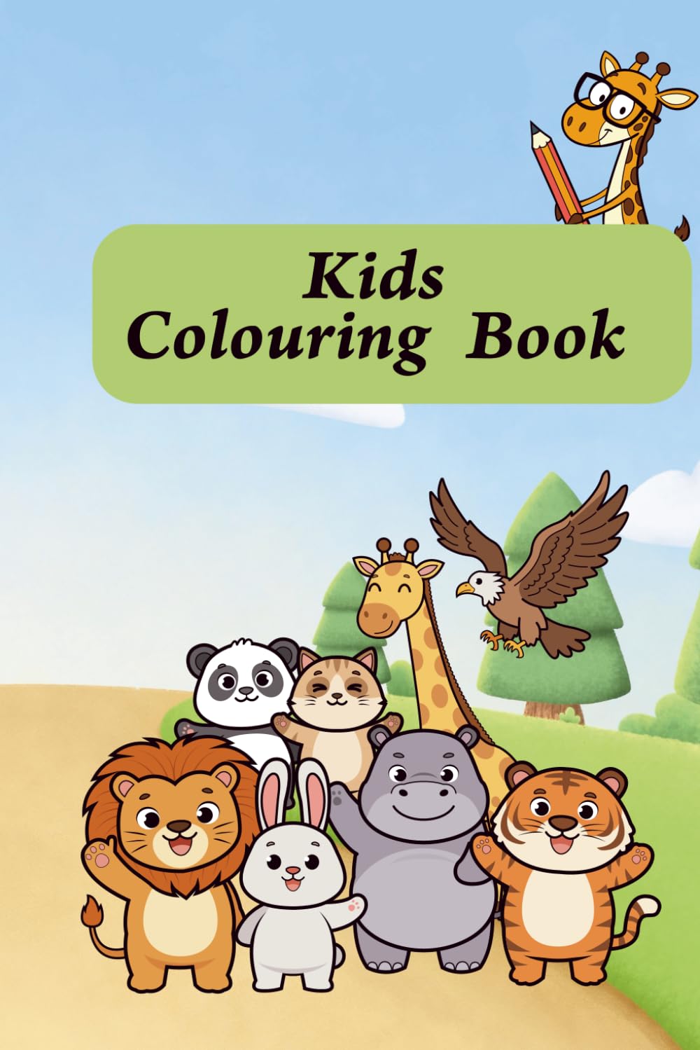 Kids Colouring Book: Age 3 to 7