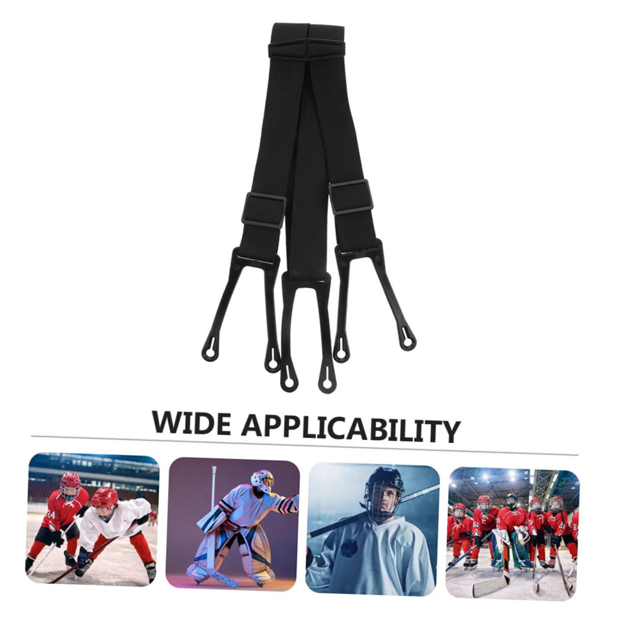 Mipcase Hockey Supply Ice Hockey Pant Suspenders Belt Anti-slip Suspender Strap
