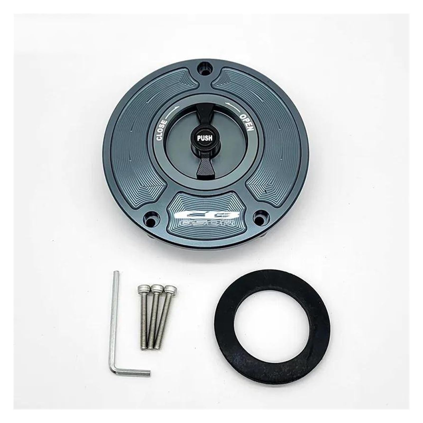 CNC Aluminium Keyless Racing Quick Release Zbiornik Motocykla Korki Paliwa Case Pokrywa Gazowa Dla HONDA Dla CBR650R Dla CB 650R Śruba(3.)
