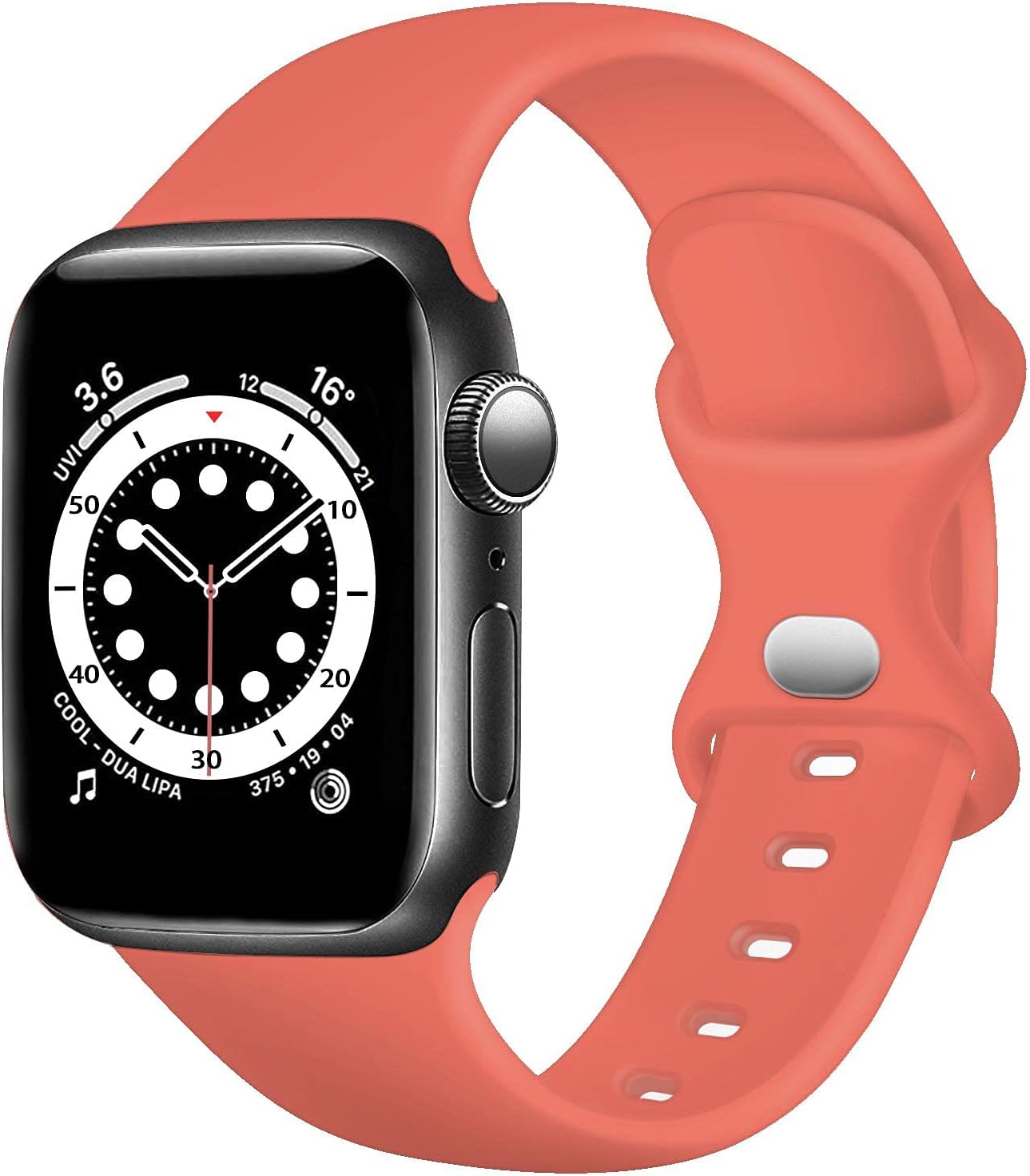 TopPerfekt Silicone Strap Compatible with Apple Watch Strap 38mm 40mm 41mm, Series 10/11 42mm