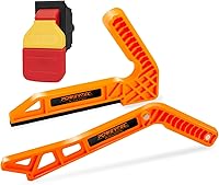 Vista 30 de POWERTEC Bloque de empuje y empujador para sierra de mesa, mesa de enrutador, sierra de cinta y ensambladora, asas ergonómicas, agarre máximo