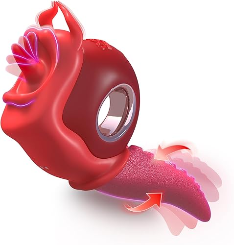 Sex Toys - Vibradores para adultos para mujeres, vibrador de presión de lengua, vibrador de calentamiento, juguete sexual con 10 lamiendo el