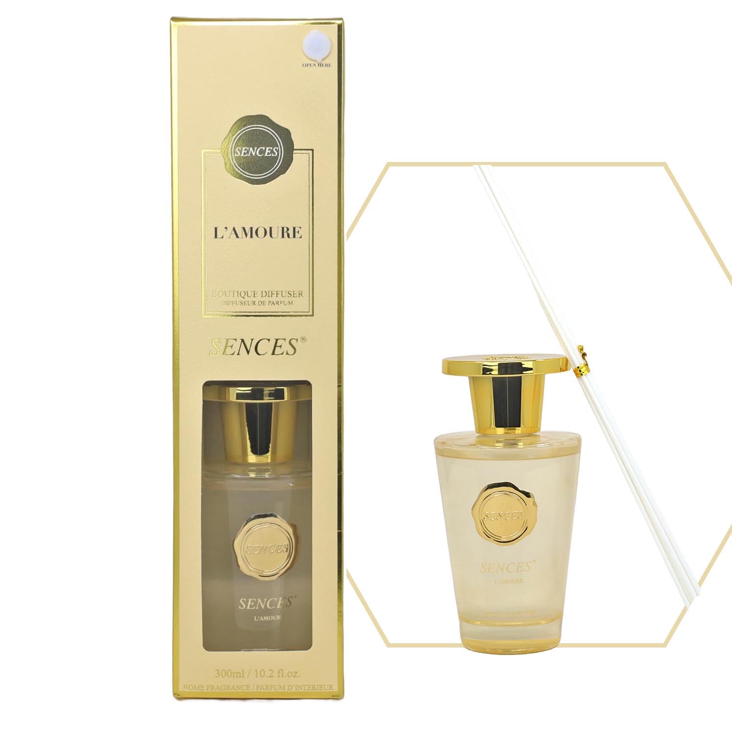 Baltus Reed Diffuser 300Ml L'amoure Home Fragrance Aromatherapy Air Freshener