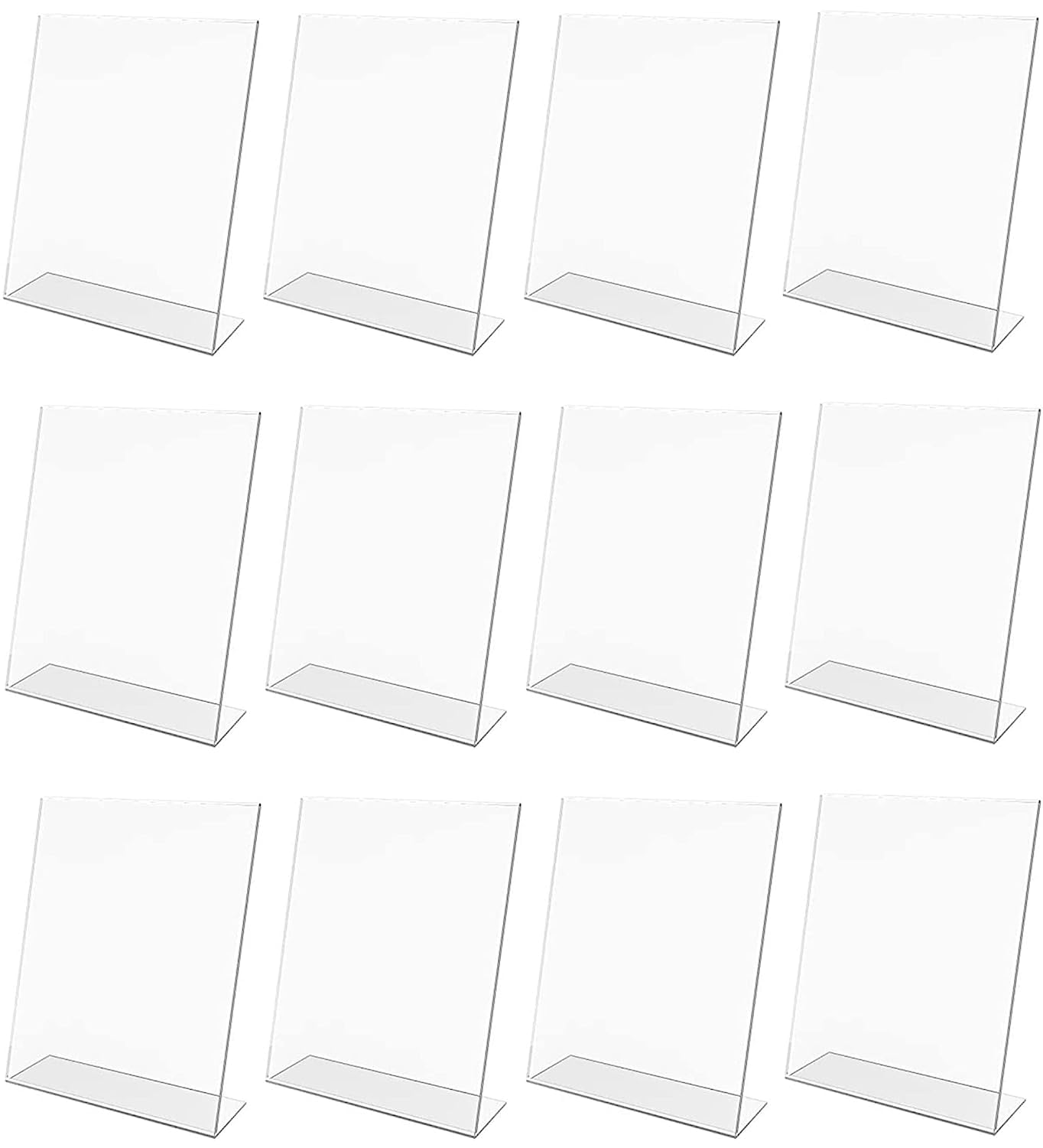 CPI 4 X 6 Inch (A6) Acrylic Bar code standee, QR Code L Shape Perfect for Restaurants, Promotions, Tent Card Paper Holder Photo Frames for BHIM, PHONEPE, GOOGLE Pay Stand (Transparent, Set of 12)-image-29