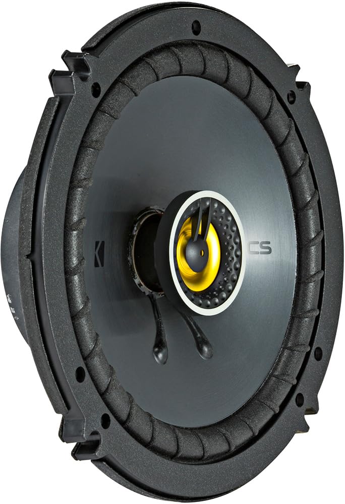 KICKER Par de Altavoces coaxiales 46CSC654 CSC65 de 6.5 Pulgadas, 6-1/2 Pulgadas, 600 W, 4 ohmios