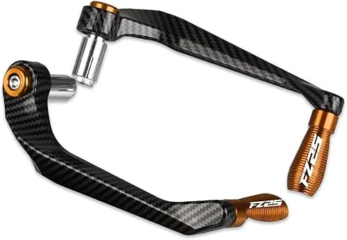 WITTYL Motorcycle Accessories for FZ FZ16 FZ25 2008-2018 Handlebar Grips End Brake Clutch Lever Guards Protection (Color Orange)