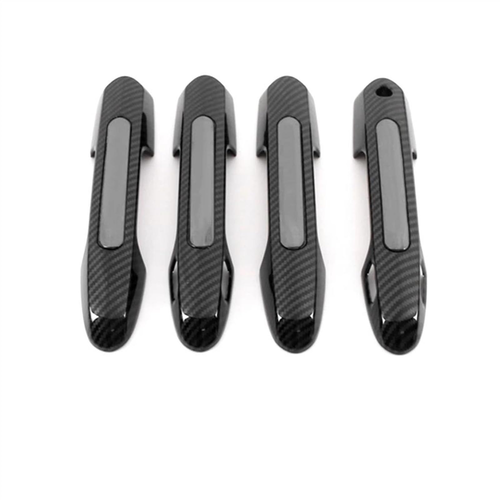 Noheeu D Car Abs Carbon Gate Oor Handle Trim Frame Sticker Cover Exterior Ecoration Moulding For Toyota Rav4 Xa50 2019-2021(D)