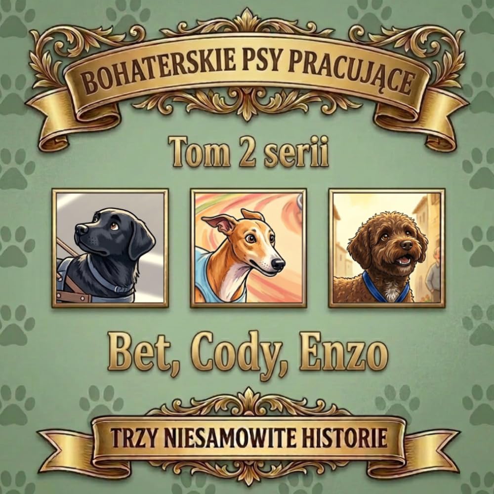 BOHATERSKIE PSY PRACUJĄCE: Trzy niesamowite historie: Bet, Cody, Enzo. (tom 2 serii)