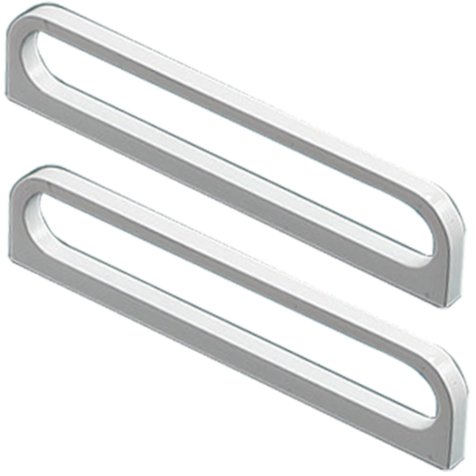 XIAODANHUA 2 Pcs Wardrobe Handles Zinc Alloy Bathroom Cabinet Pulls Furniture Decoration Pull Handles White Bedside Table Pulls with Screws (Hole Distance 320mm)