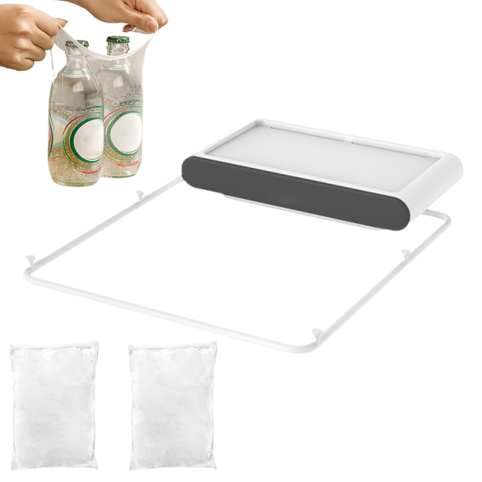 Cesta colectora de residuos de alimentos, colador de fregadero con 200 bolsas de filtro, versátil soporte extraíble y colector de agua para residuos de cocina eficientes