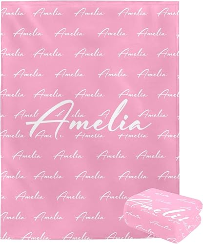 Miniatura 8 de Mantas de bebé personalizadas para niños y niñas, manta personalizada para bebé, manta para envolver con nombre, manta pequeña de felpa suave