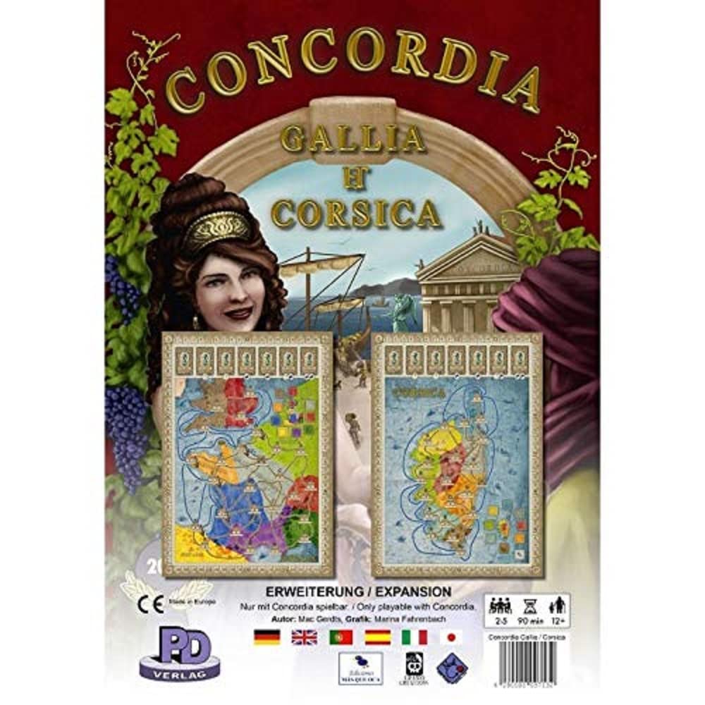 Amazon.com: Concordia: Gallia & Corsica Board Game : Toys & Games