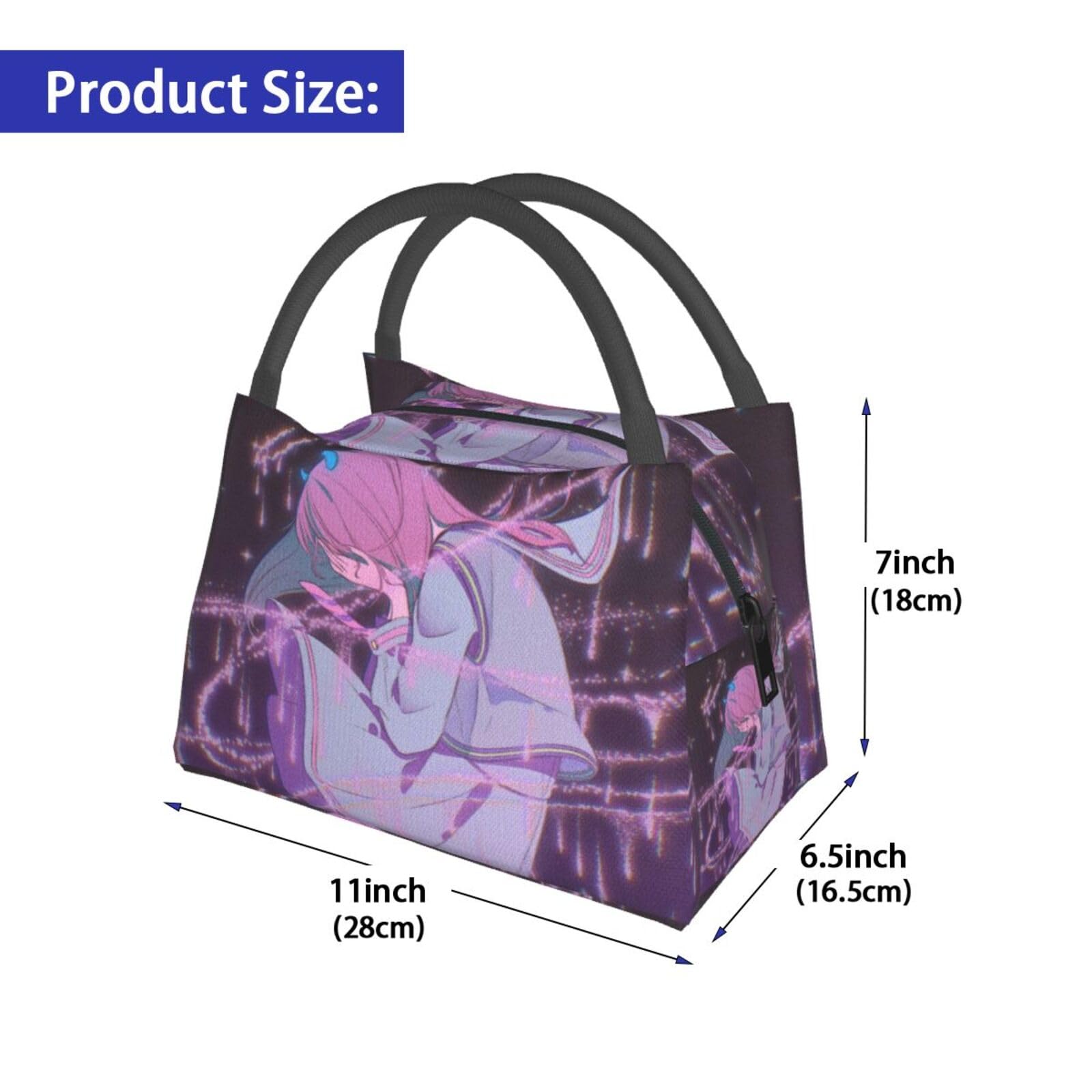 Amazon｜暁山瑞希 ポータブル断熱バッグ ランチバッグ お弁当バッグ