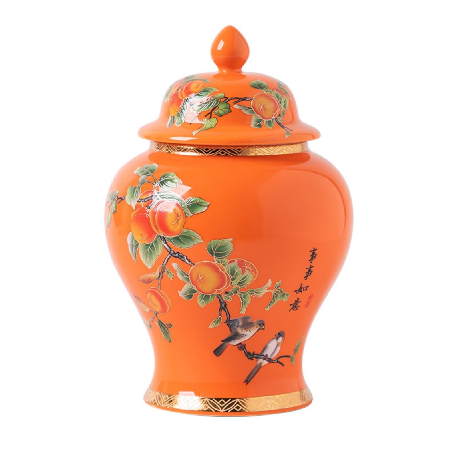 FZYOZZDPASL Ceramic Tea Canister Creative Luxury Business Tea Can for Coffee, Spices