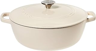 Round Casserole, Cream, 5.5 quart