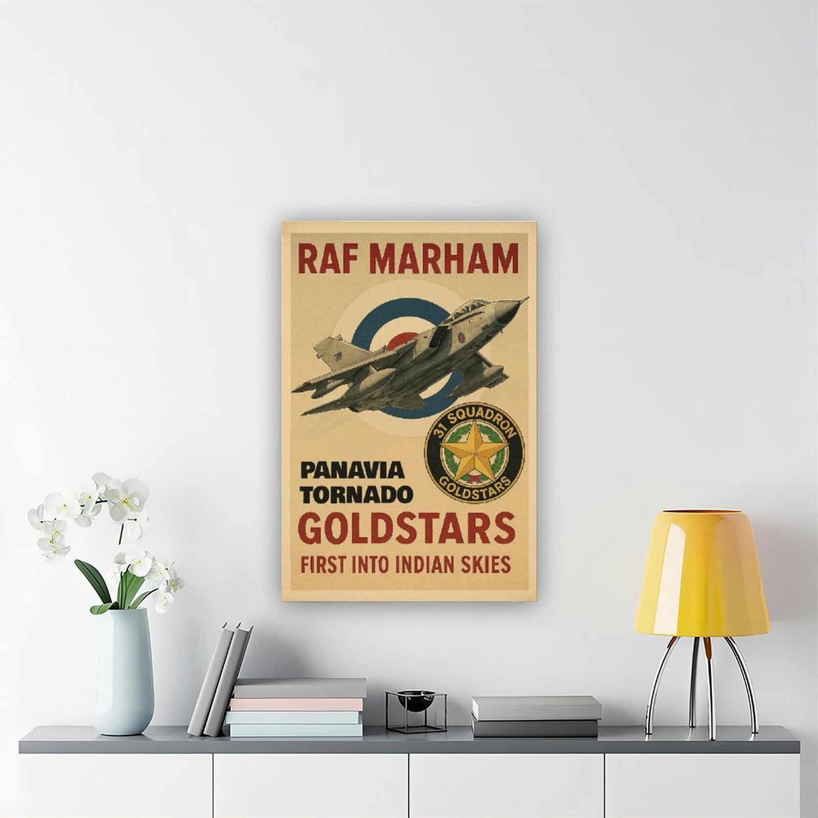 Goldstars Poster su tela per soggiorno decorazione regalo