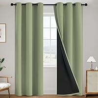Vista 111 de SimpleHome - Cortinas opacas 100% para recámara, cortinas de ventana con ojales beige, con aislamiento térmico, cortinas de oscurecimiento