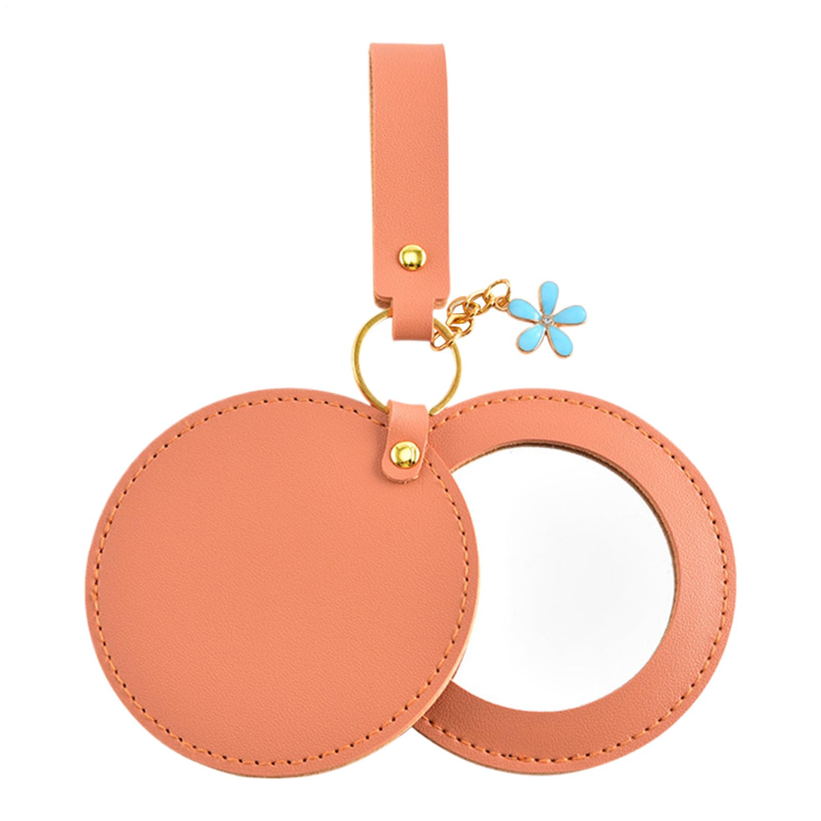 Miroir de voyage rond et portable pour sac à main et sac à dos