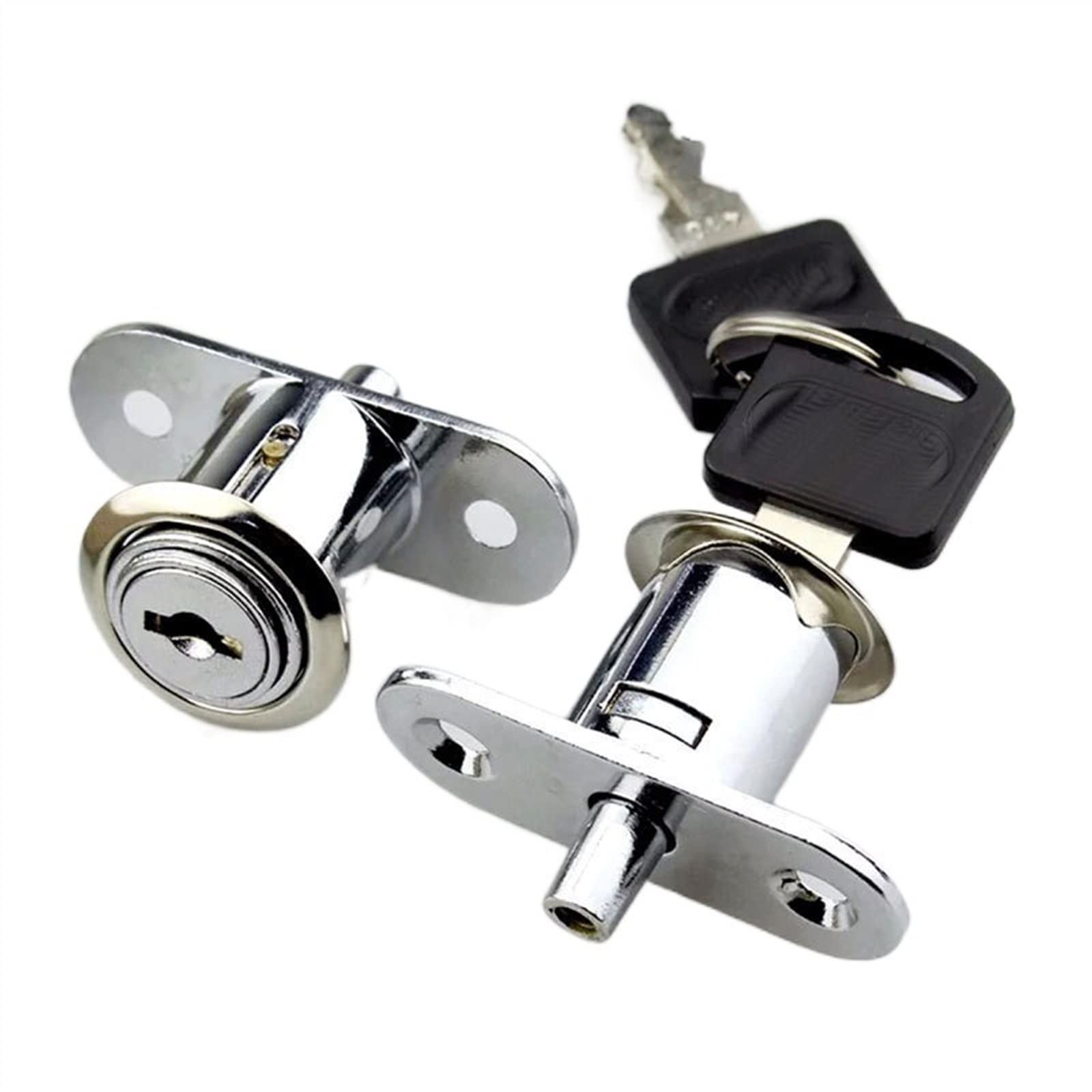 Utili serrature a cilindro a camma 23/32mm linguetta porta chiavistello armadio in legno armadio porta scorrevole con chiave hardware for mobili in lega 1 pezzo (Size : 32mm)