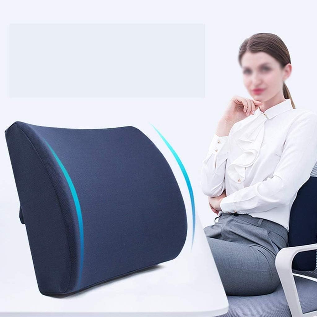 Lumbar Pillow - Memory Foam Lumbar Support Back Cushion with Balanced Firmness Designed for Lower Back Pain Relief Back Pillow