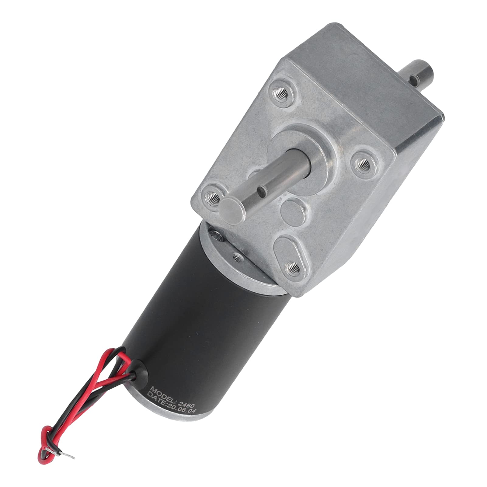 Motoriduttore in Acciaio Inossidabile a Coppia Elevata e Basso Rumore con Motore CC per Dispositivi di Azionamento Industriale Albero di Uscita da 8 Mm (DC12V 12RPM)