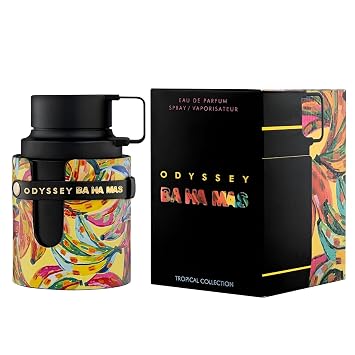 Odyssey Ba Ha Mas Tropical Collection Fruity, Aquatic, Woody Eau de Parfum Spray Long-Lasting Fragrance for Unisex, 3.4 Ounce / 100 ml