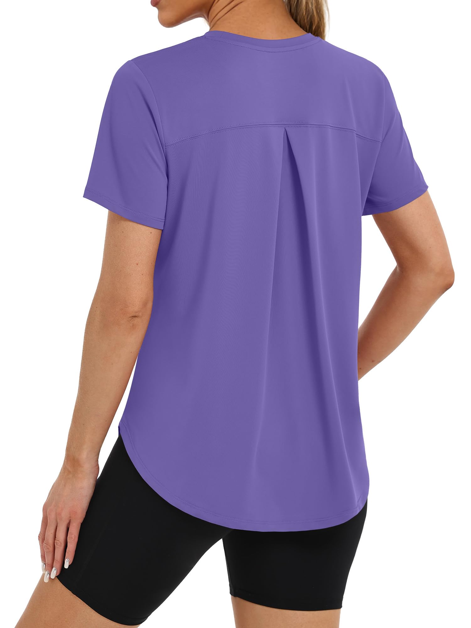 BKRIVE Workout Tops for Women UPF 50+ Quick Dry Shirts (S-3XL)
